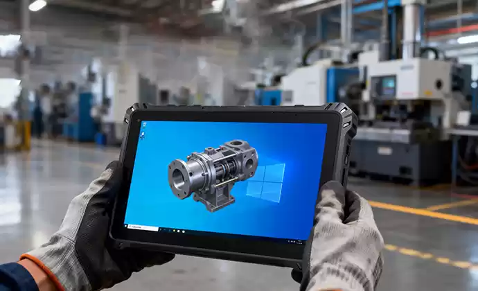 Tablet robusto: o assistente principal para fabrica&ccedil;&atilde;o inteligente