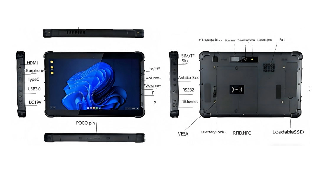 Por que os compradores OEM preferem tablets robustos com Windows 10/11 de 12 polegadas em 2026