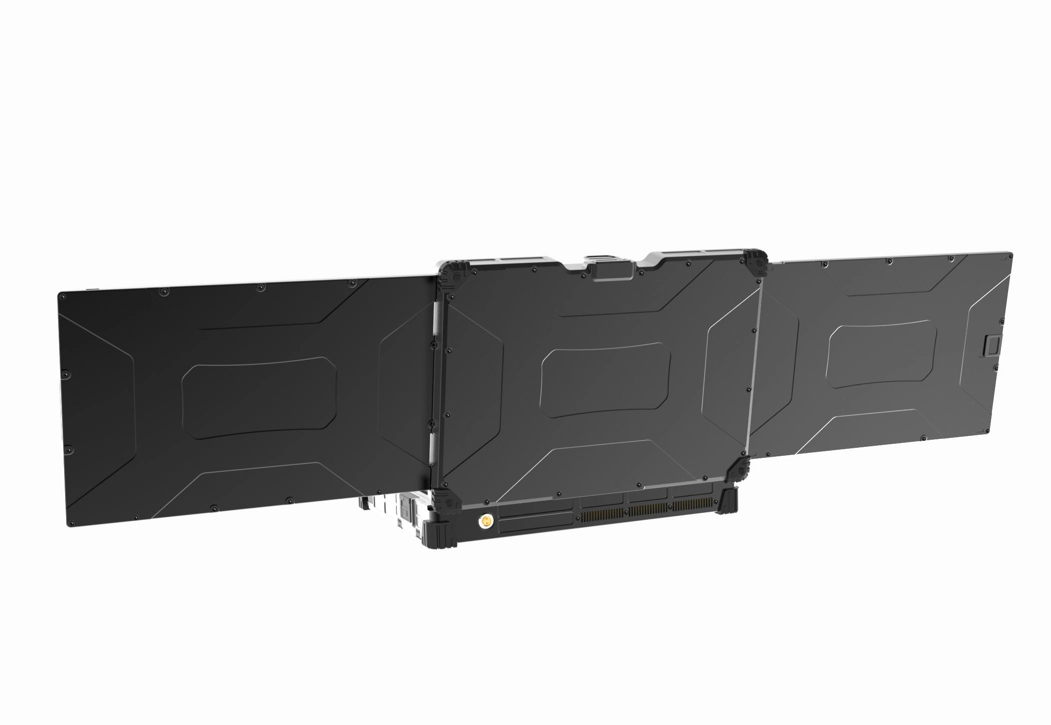 Laptop robusto de tela tripla de 15,6 polegadas