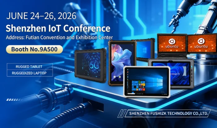 FUSHi TECH apresentar&aacute; tablets e laptops robustos na Shenzhen IoT Conference 2026